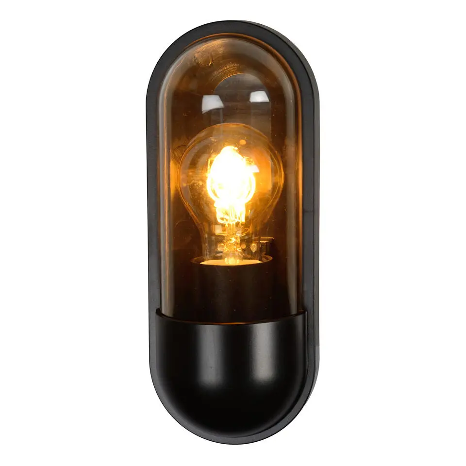 Lucide CAPSULE Wandlamp - Zwart