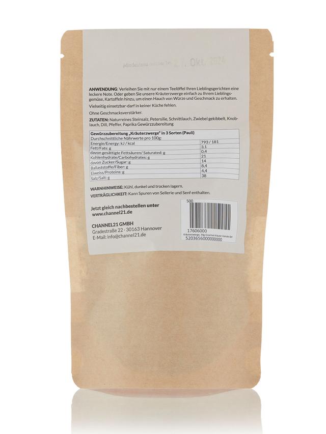 Kräuterzwerge, 3-teiliges Gourmet-Kräuter Vorrats-Set