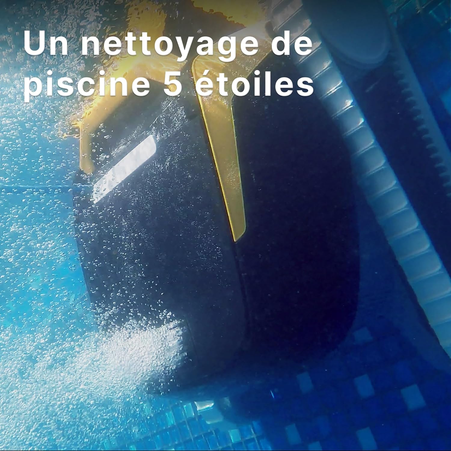 Dolphin E20 Robot Nettoyeur électrique avec Fil pour Piscine Hors-Sol Jusqu’à 10 m - Nettoyage Fond et parois - Économie d'énergie