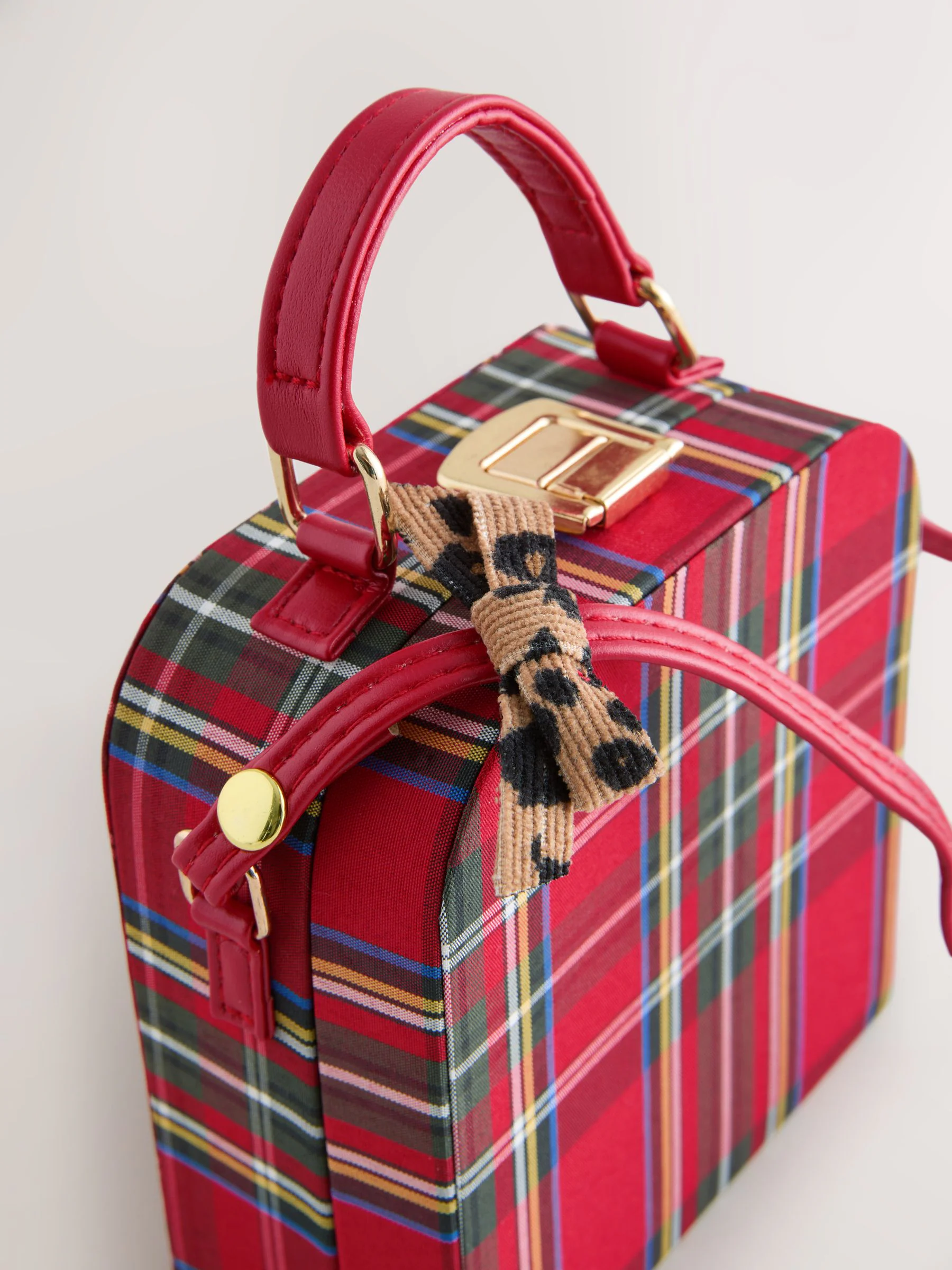 Rood - Tartan Box Bag