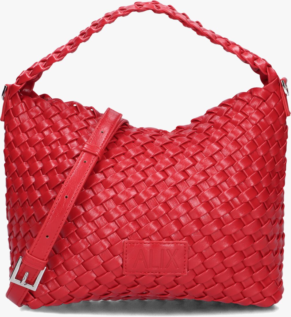 rode alix the label handtas ladies woven lacquar braided bag