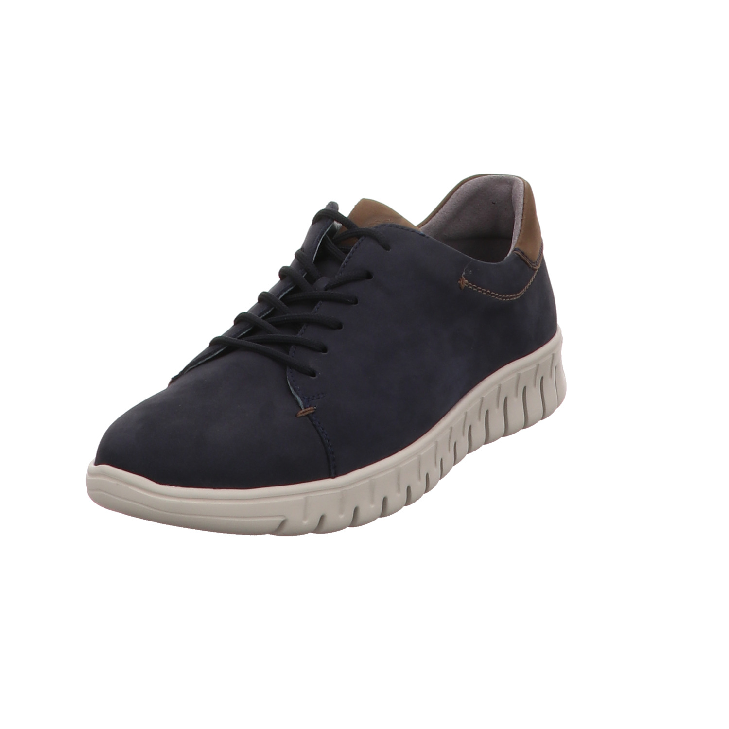Waldläuer Schnürhalbschuh blau blau