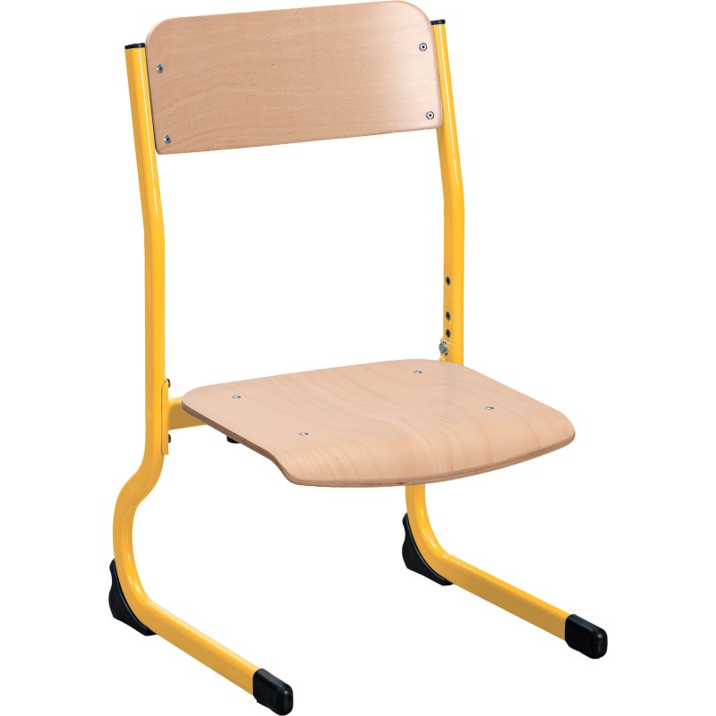 Chaise scolaire appui table et réglable en hauteur - SYLLAB Maternelle