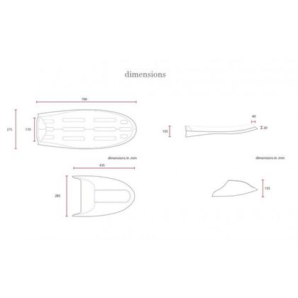 Selle confort Brazoline Spécial BMW - Noir