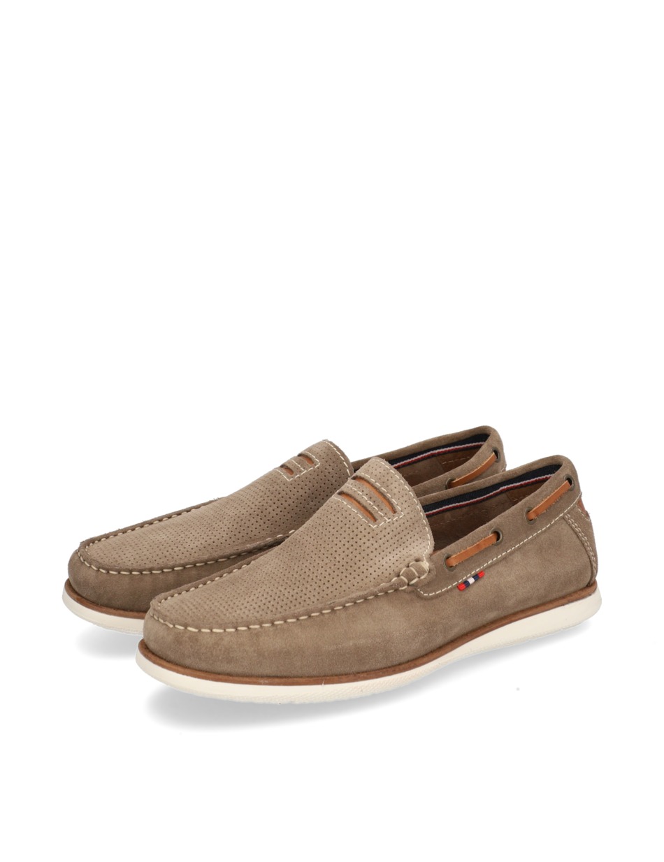 Veloursleder Slipper sportiv