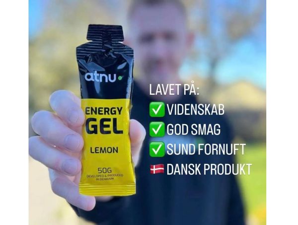 Atnu Lemon Energigel, 50g