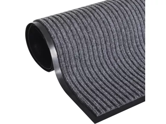 Tapis d'entrée PVC Gris 90 x 150 cm