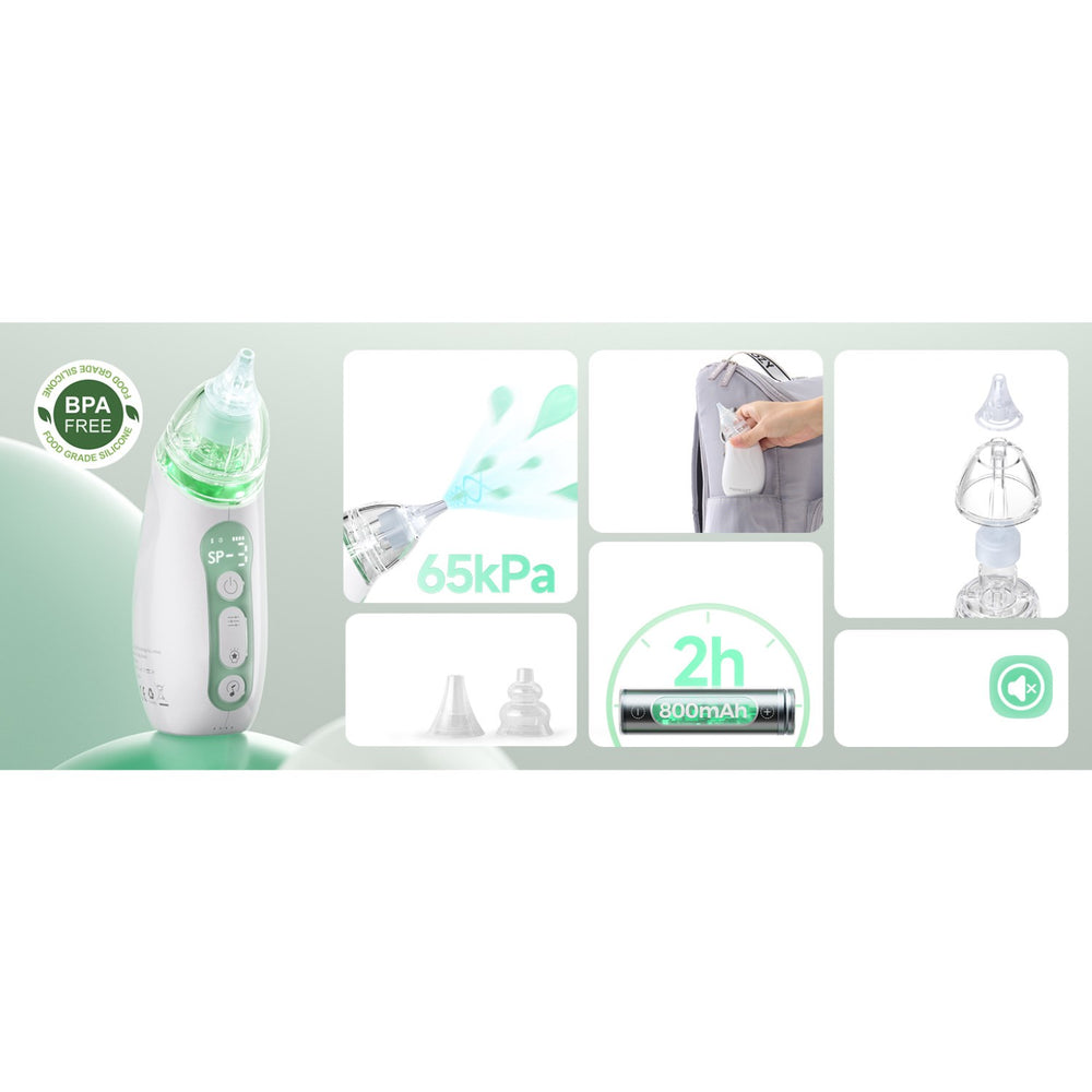 Køb Momcozy Baby Nasal Aspirator- Lang Batteri Levetid