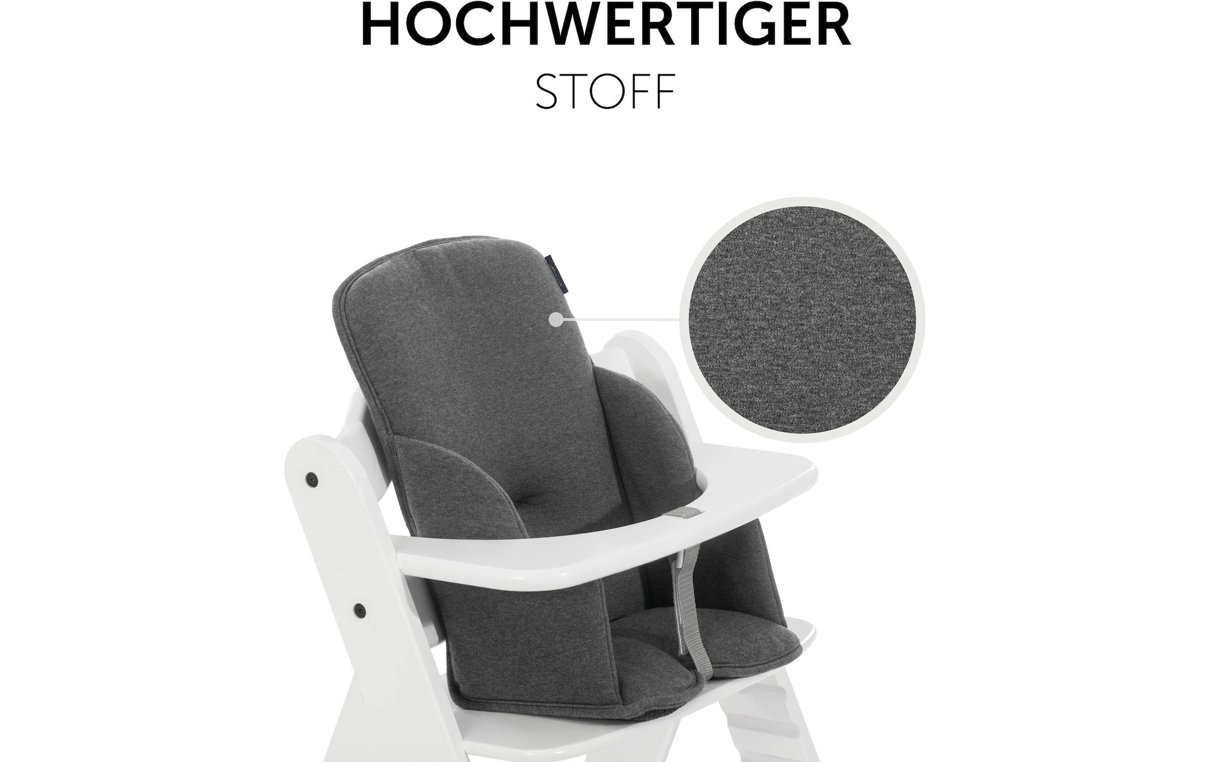 Hauck Sitzverkleinerer »Alpha Cosy Select Jersey Charcoal« 1 Stk. tlg.