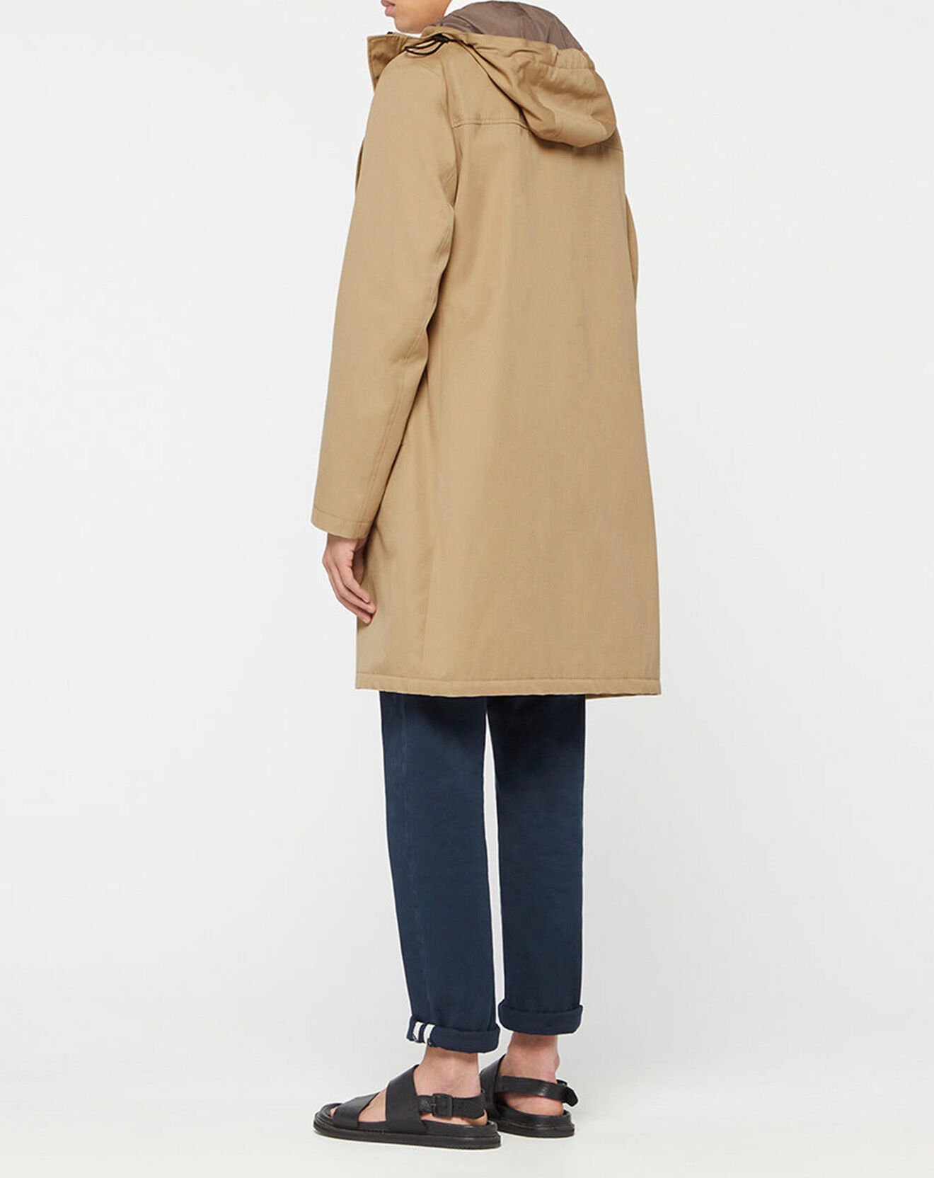 Galeries Lafayette Parka mi-longue Marain Rain beige