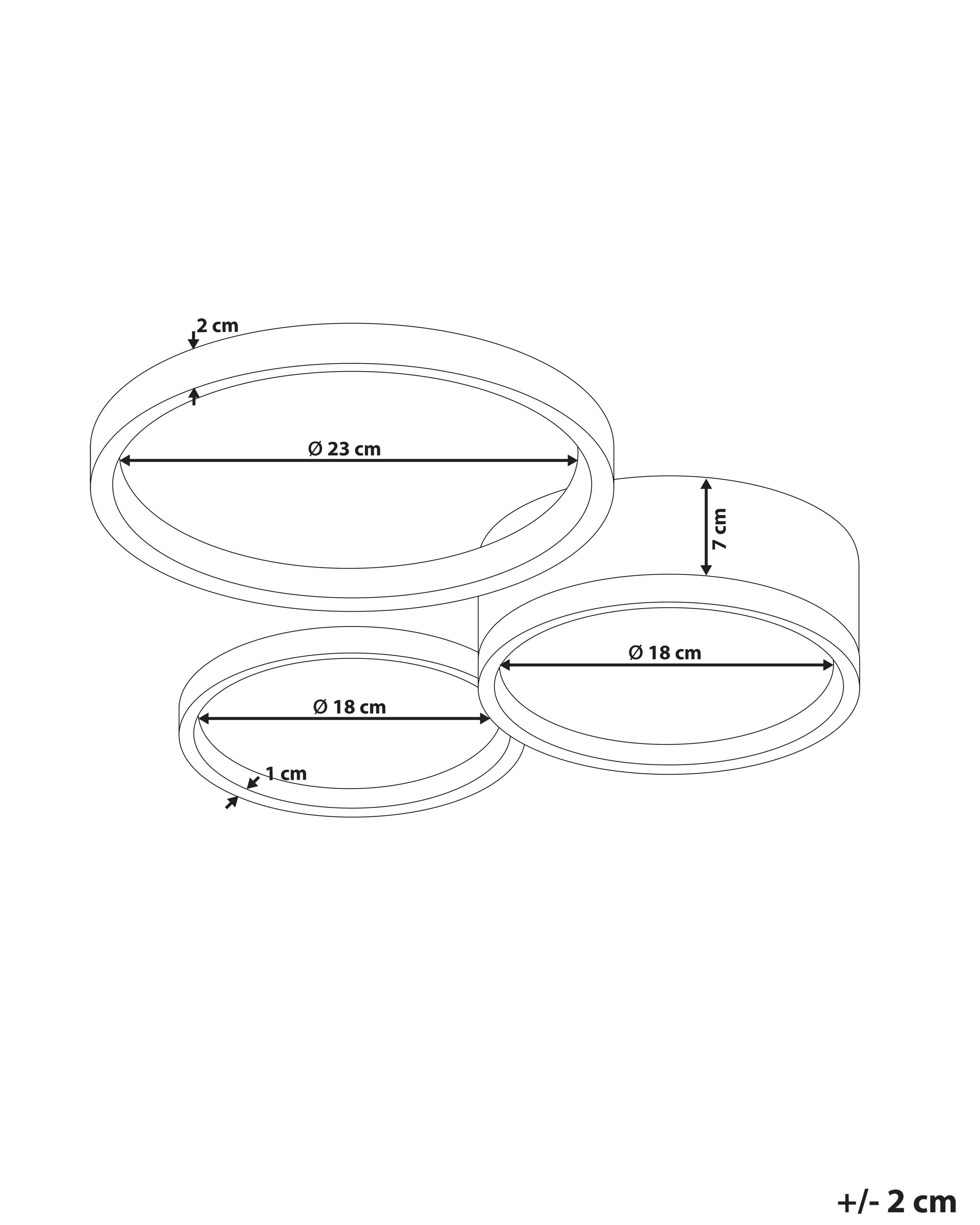 LED plafondlamp AGNAT Metaal Wit