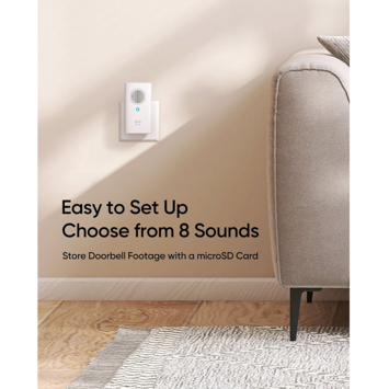 Eufy video deurbel chime voor E340/C30/C31 Wit