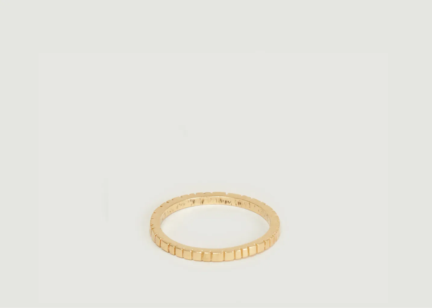 Bague en vermeil jaune Trace Monsieur