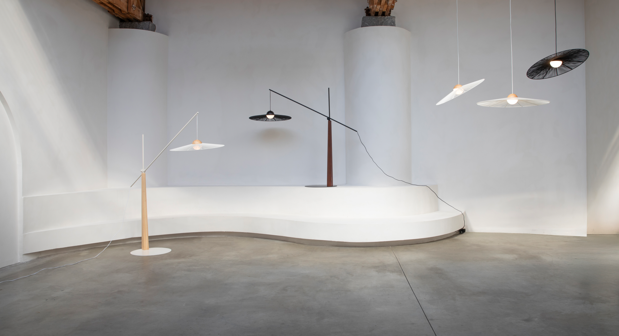 Vloerlamp Belle zwart