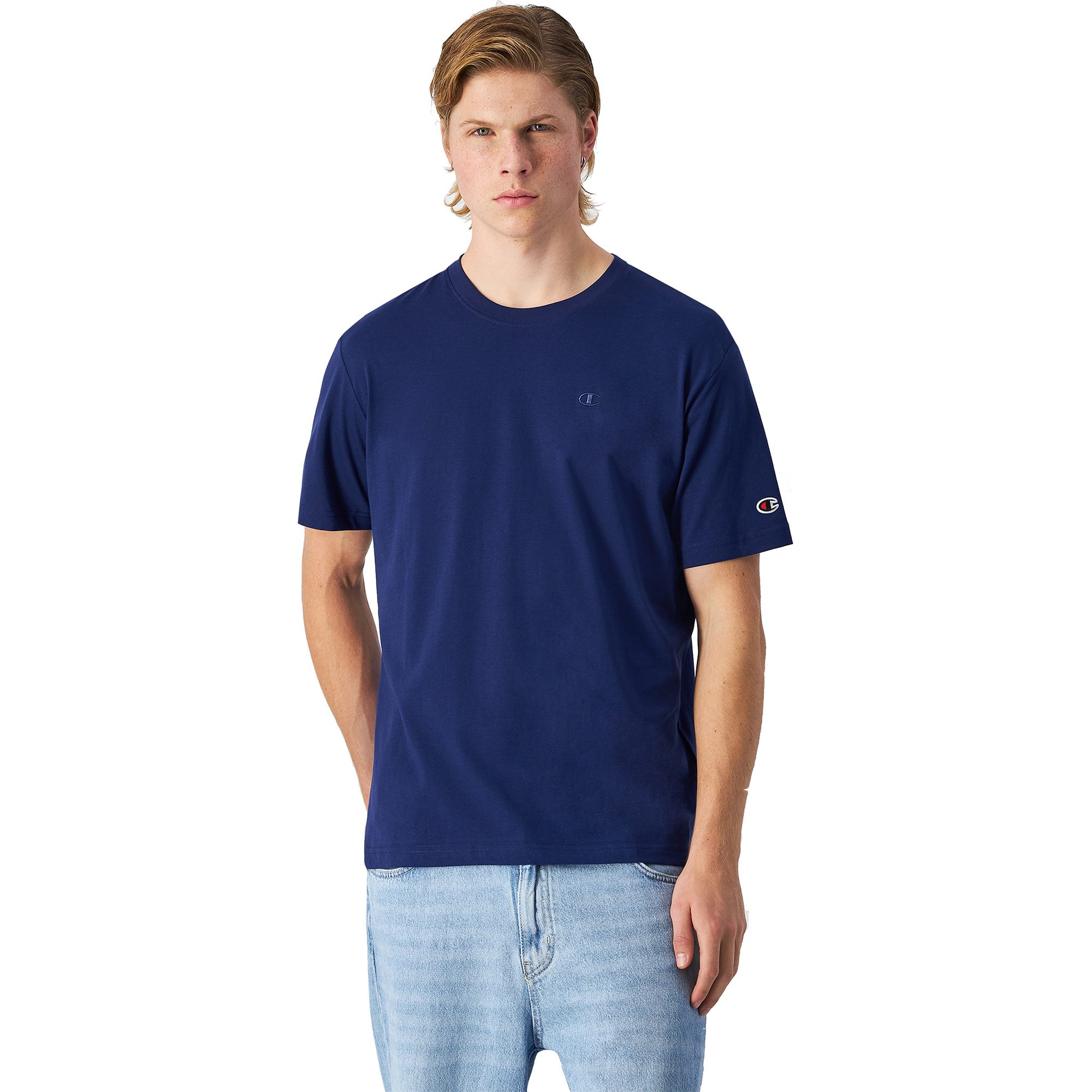 Champion T-Shirt Herren blau