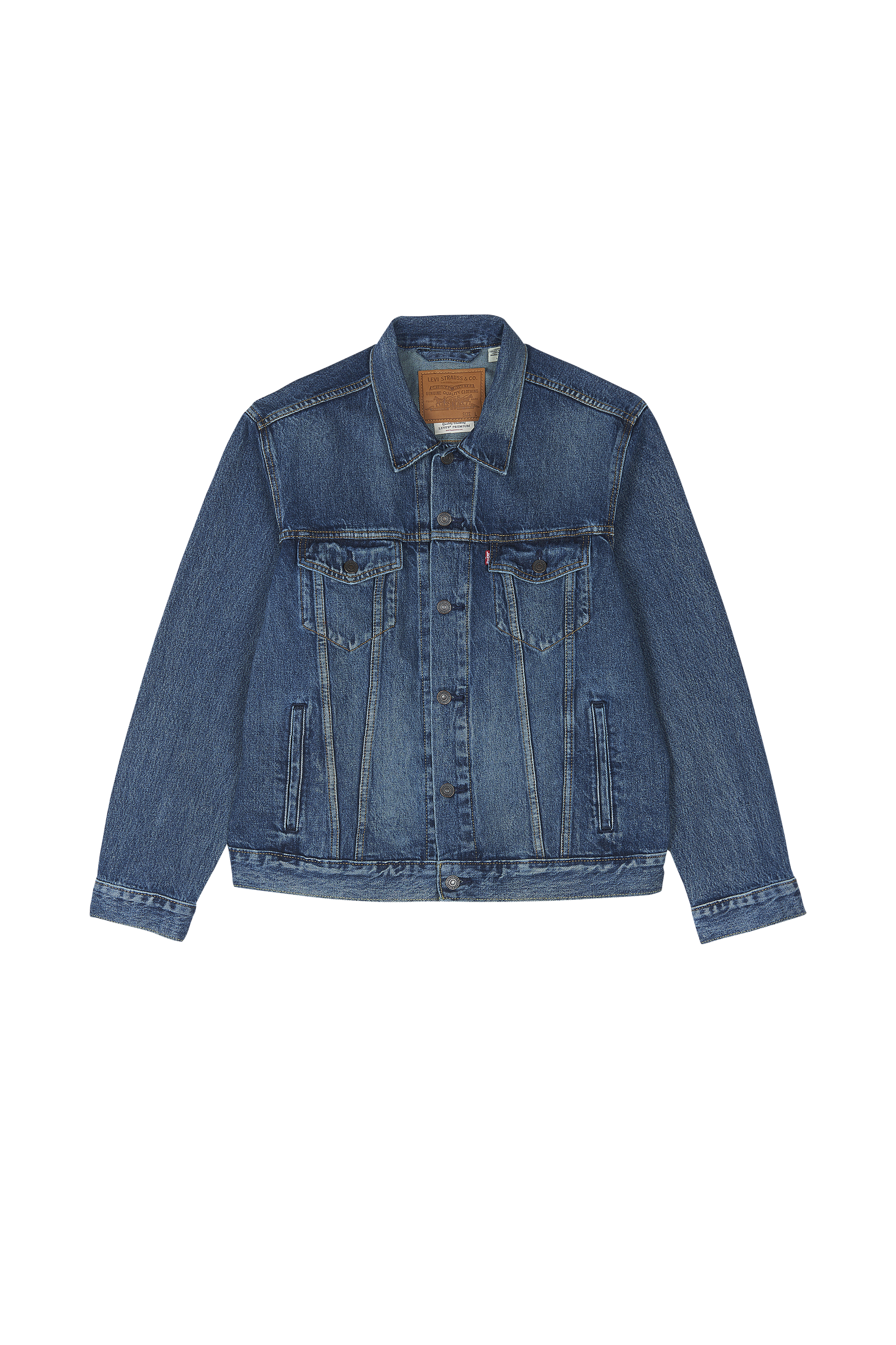 LEVI'S Veste col classique en jean THE TRUCKER JACKET Bleu