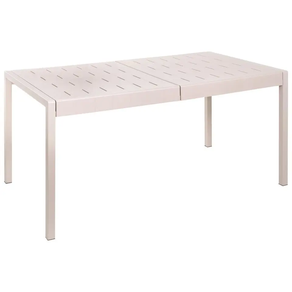 BARTICA - Tuintafel - Beige - 154 x 84 cm - Synthetisch materiaal