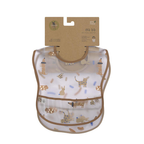 Lot de 2 bavoirs avec poche EVA Little Mateys Bleu Royal - LASSIG