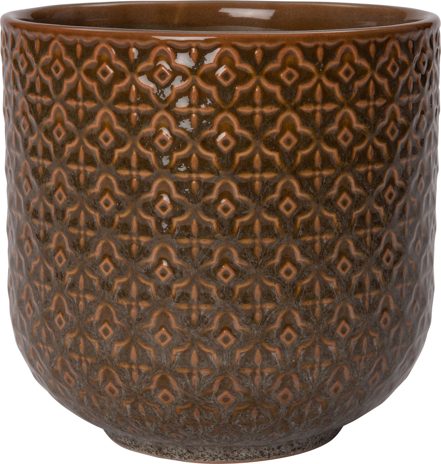 Intratuin bloempot Mariya bruin D 12 H 11 cm