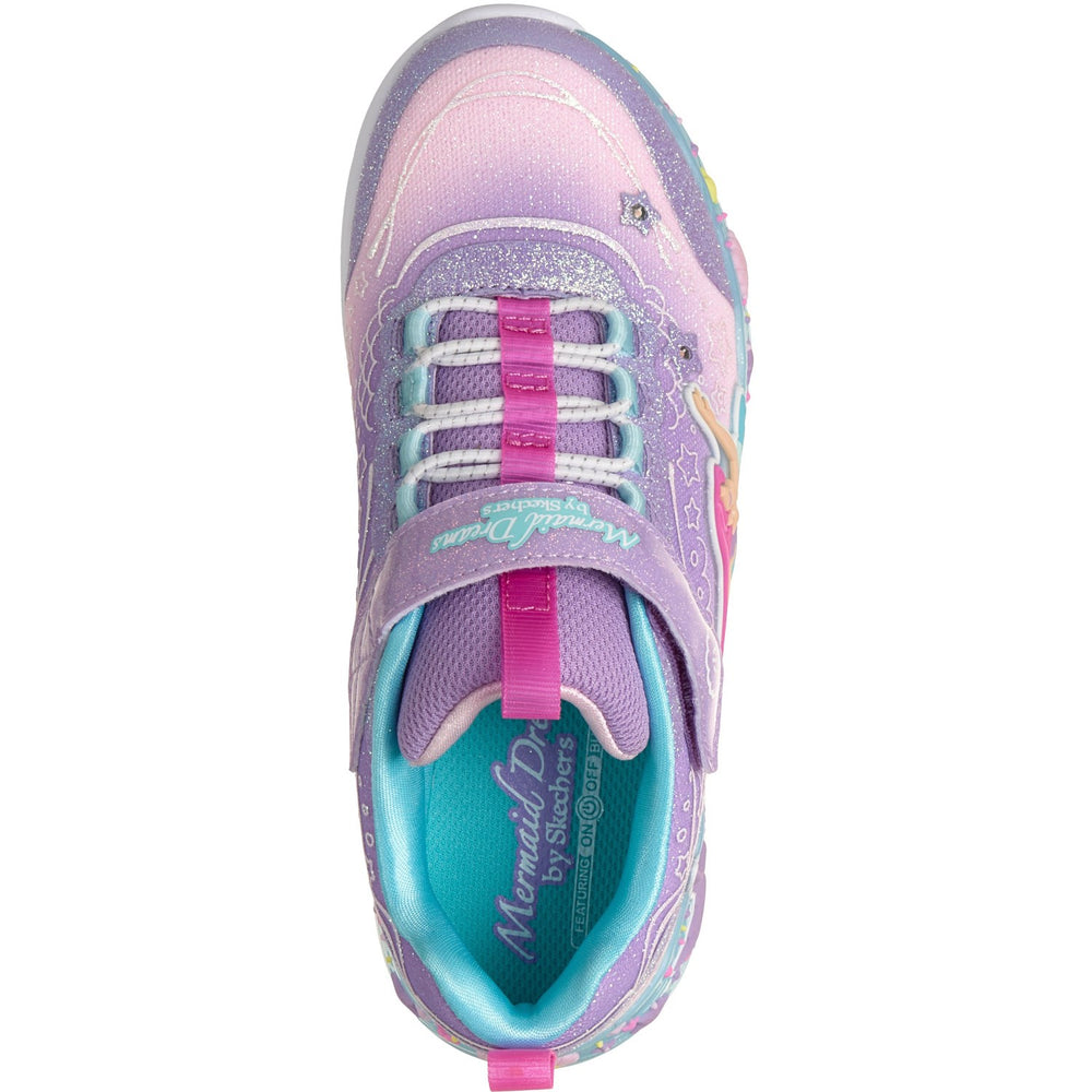 Køb Skechers Purple S-Lights: Mermaid Dreams