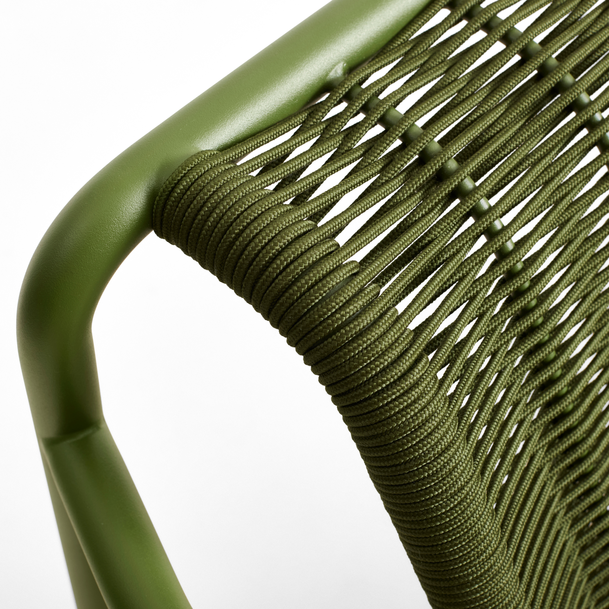 Loungestoel Palissade Cord laag olijfgroen
