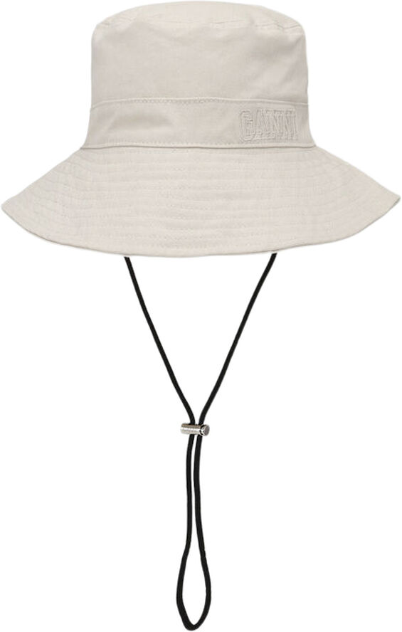 Ganni Fisherman Bucket Hat Egret