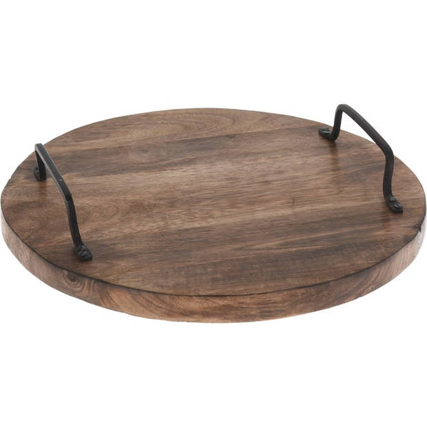 Snijplank Rond Mangohout 30cm
