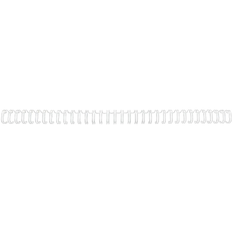 GBC Drahtbinderücken WireBind, 34 Ringe, A4, 6 mm, weiss, 100 Stück