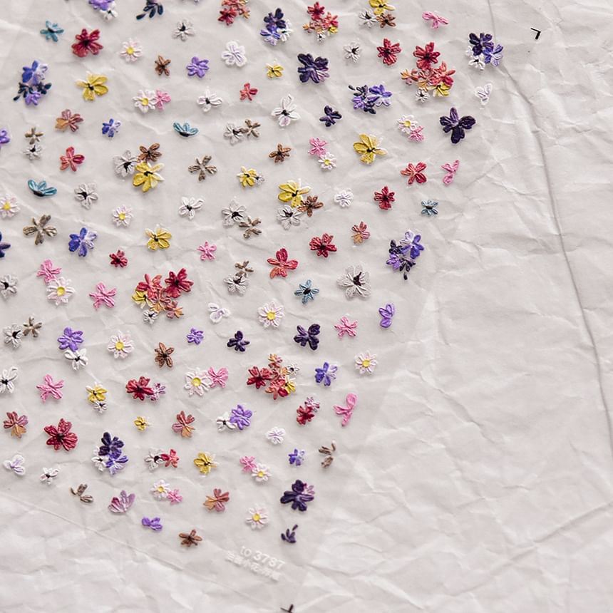 WGOMM - Bloemennagelstickers (diverse ontwerpen)