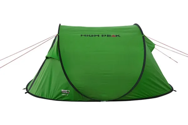 High Peak Vision 3, Camping, Tunneltelt, 2,3 kg, Grøn