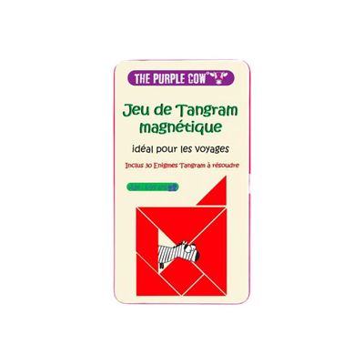 The Purple Cow - Jeu de voyage magnétique Tangram