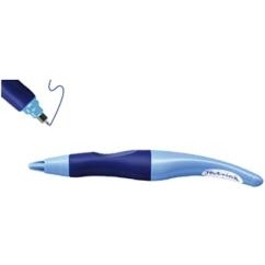 Roller stabilo easyoriginal effaçable ergonomique rechargeable grip caoutchouc écriture 0.5mm droitier bleu