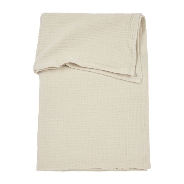 Meyco Baby Uni Pre-Washed Hydrofiel Wieglaken– 75x100 cm - Greige