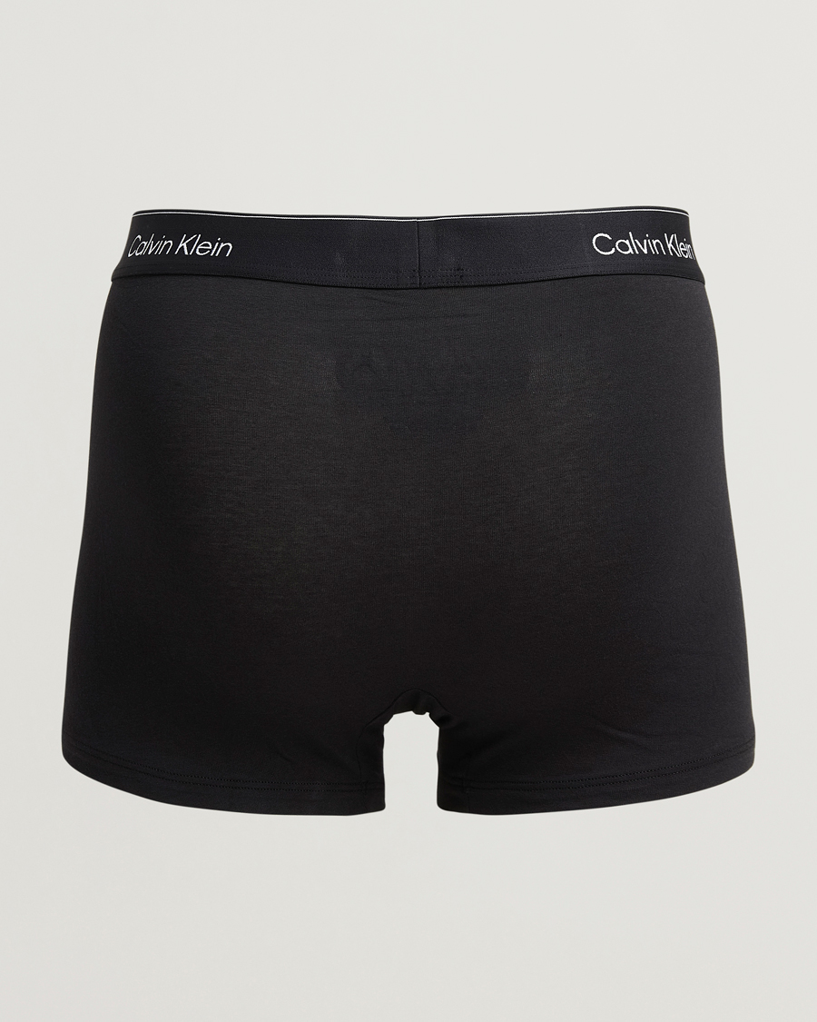 Calvin Klein 3-Pack Icon Cotton Stretch Relaxed Trunk Black