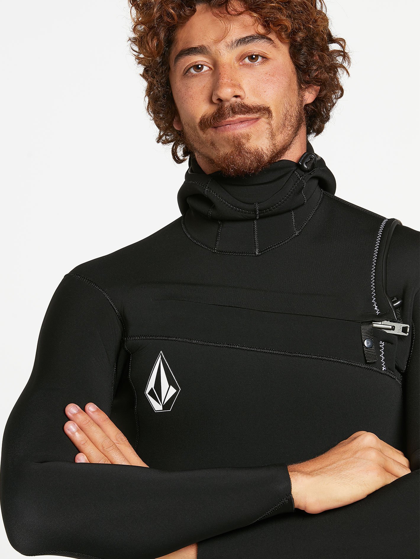 Volcom 4/3 mm Hooded - Front Zip XL