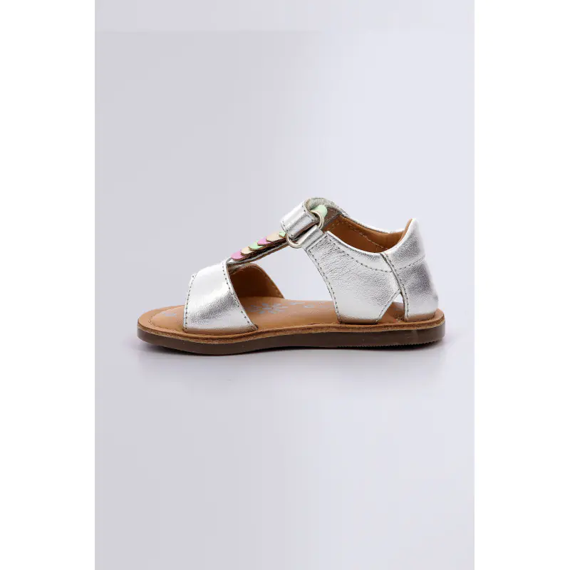 Divazia Argent SANDALES Cuir Fille