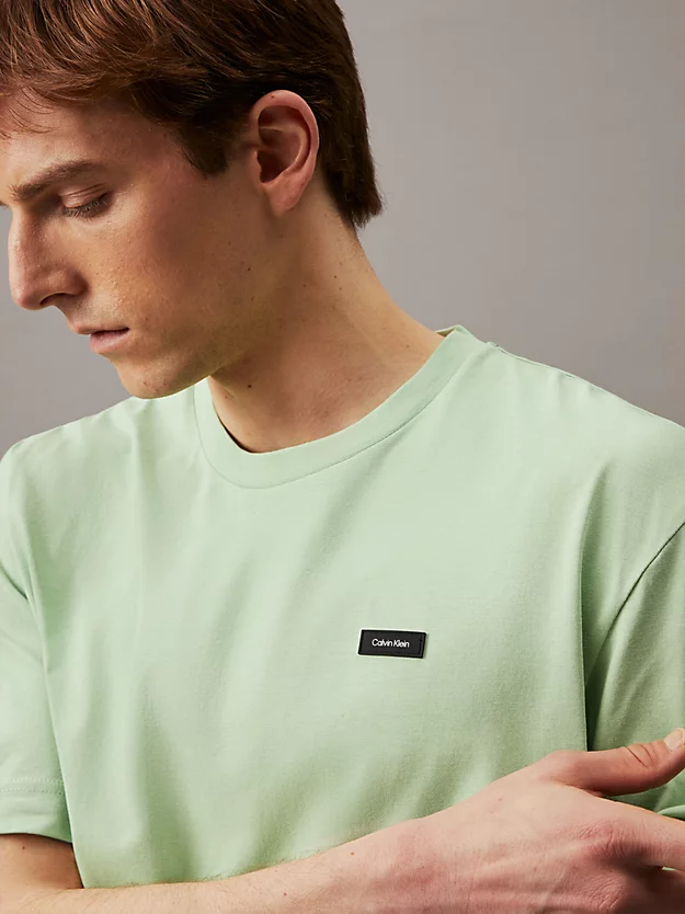 Camiseta de malha de algodão