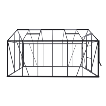 Royal Well Kate IV kweekkas aluminium zwart 7,16 m²