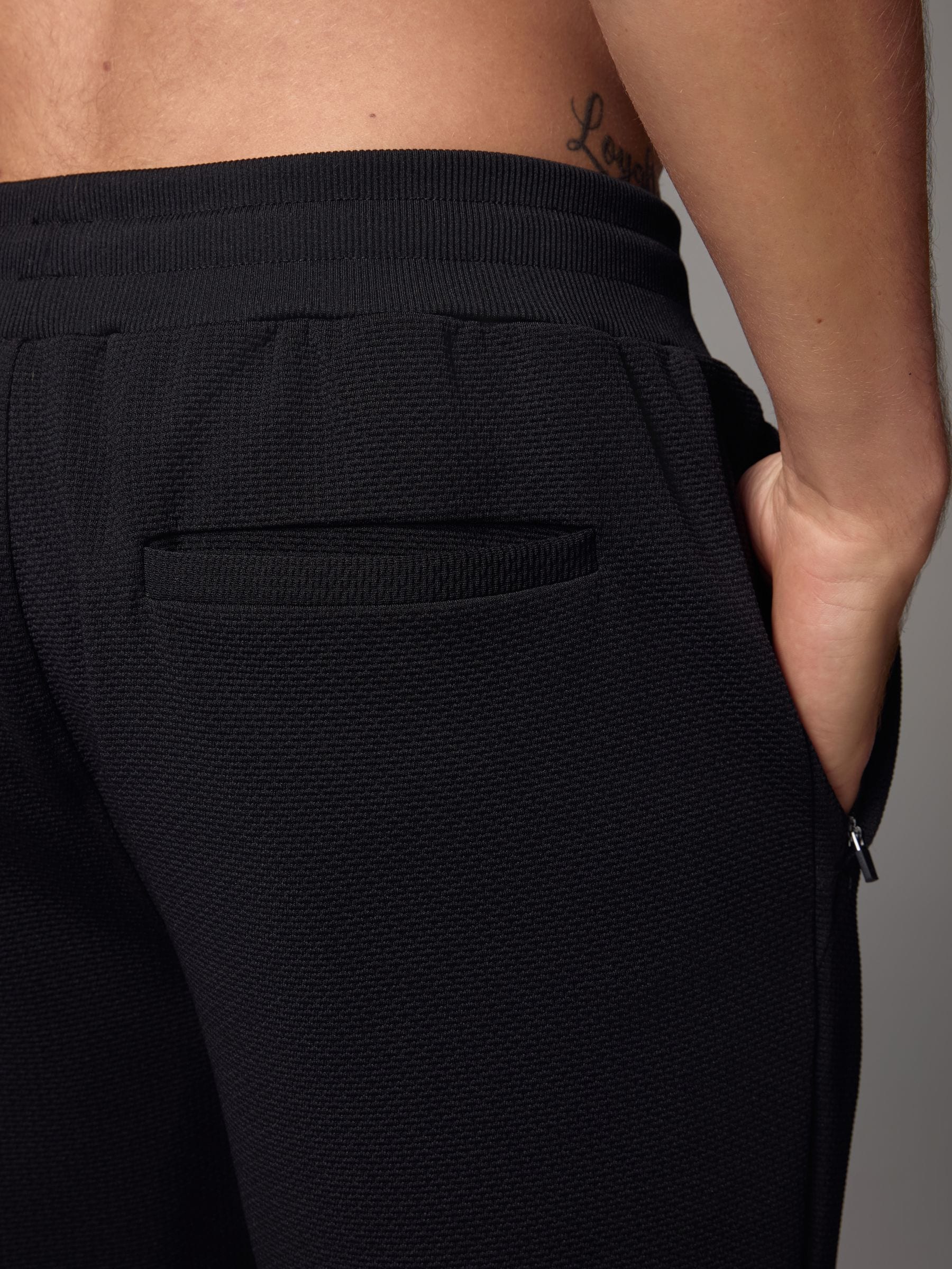Zwart - Active Gym textuur Training Joggingbroeken