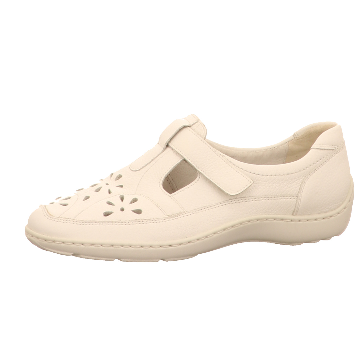 Waldläufer Slipper weiss/weiss kombi