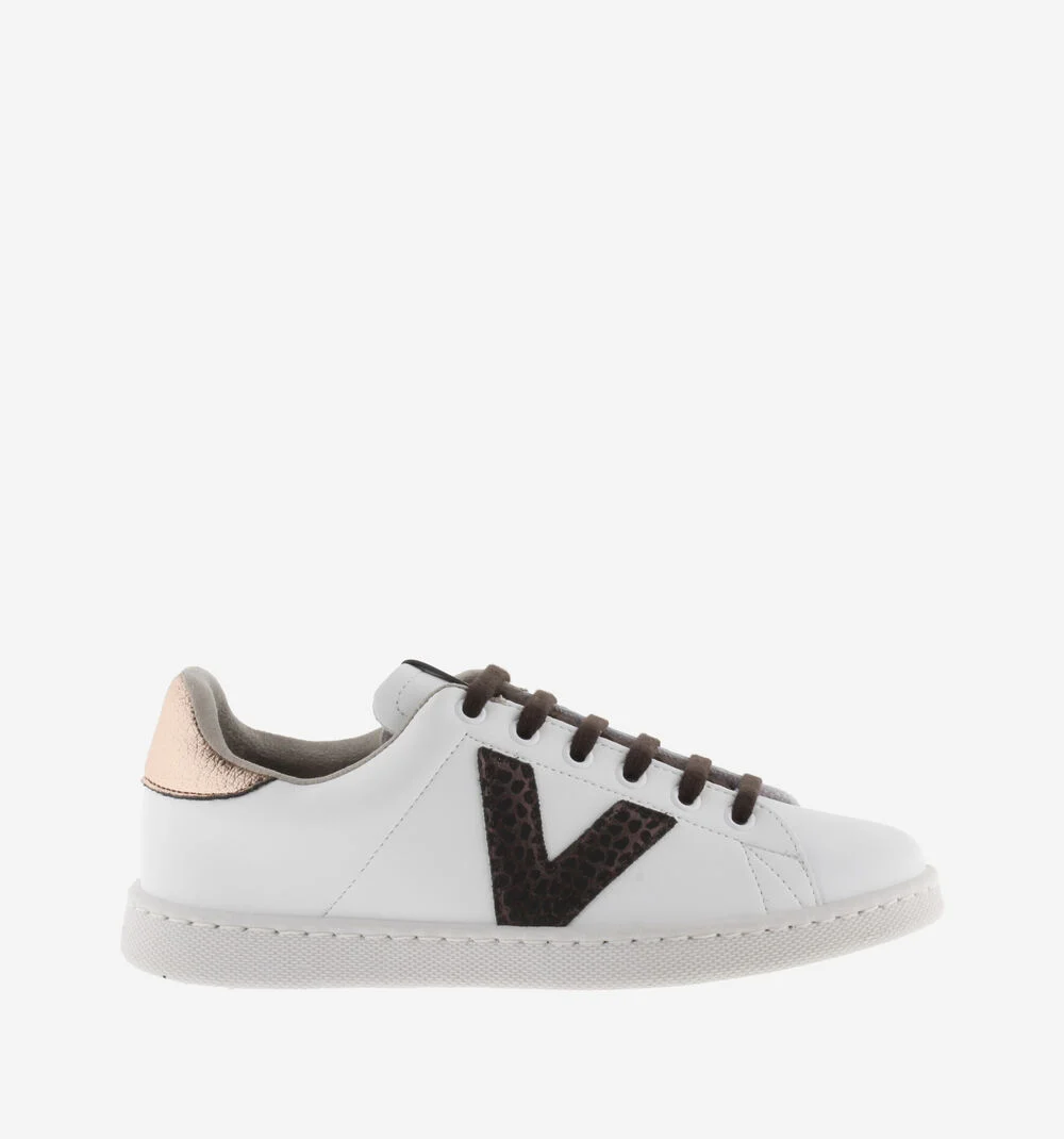 TENIS FAUX LEATHER & ANIMAL PRINTBRONCE