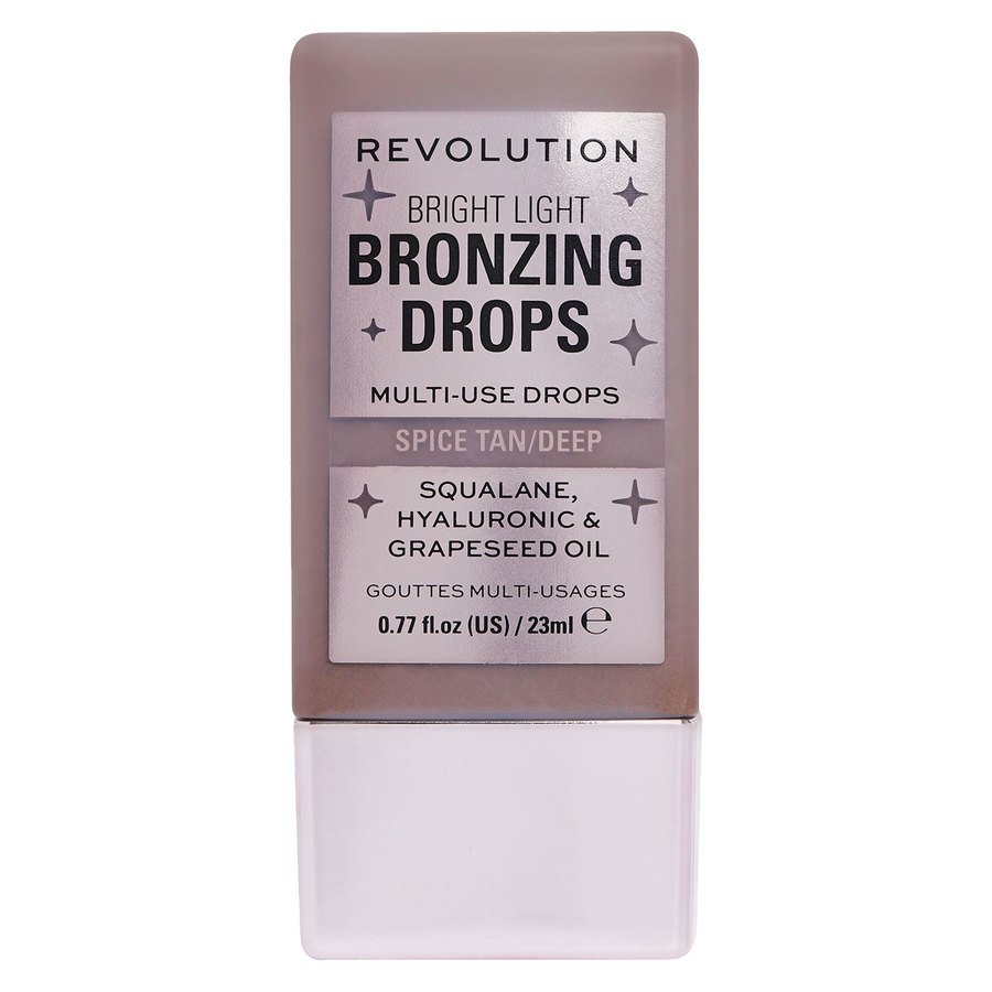 Makeup Revolution Bright Light Bronzing Drops Deep Bronze Summer Spice 23ml