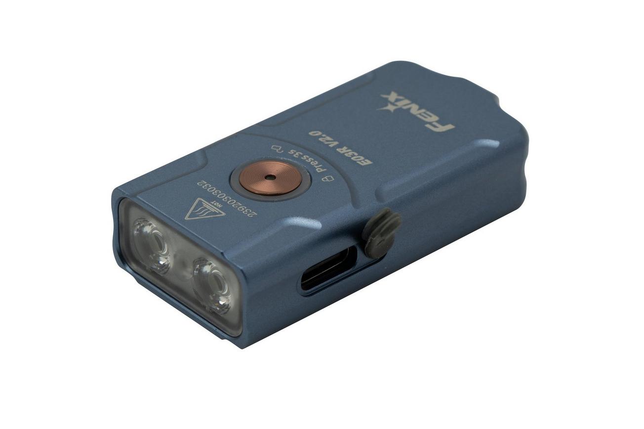 Fenix E03R V2.0 Blue sleutelhangerlamp