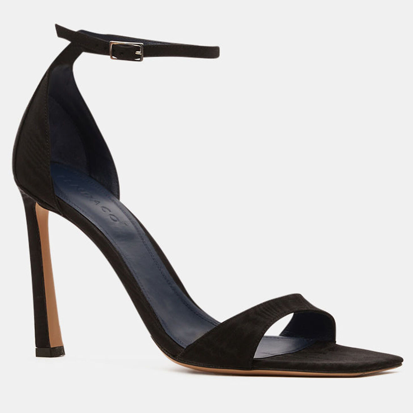 Iindaco Sandales Talon Haut noires - Talon 10 cm