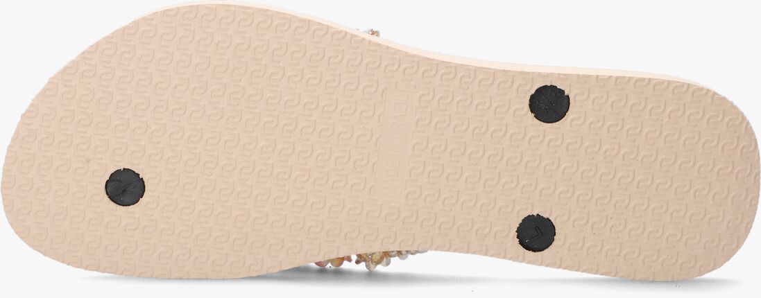UZURII beige uzurii teenslippers precious bloom gold