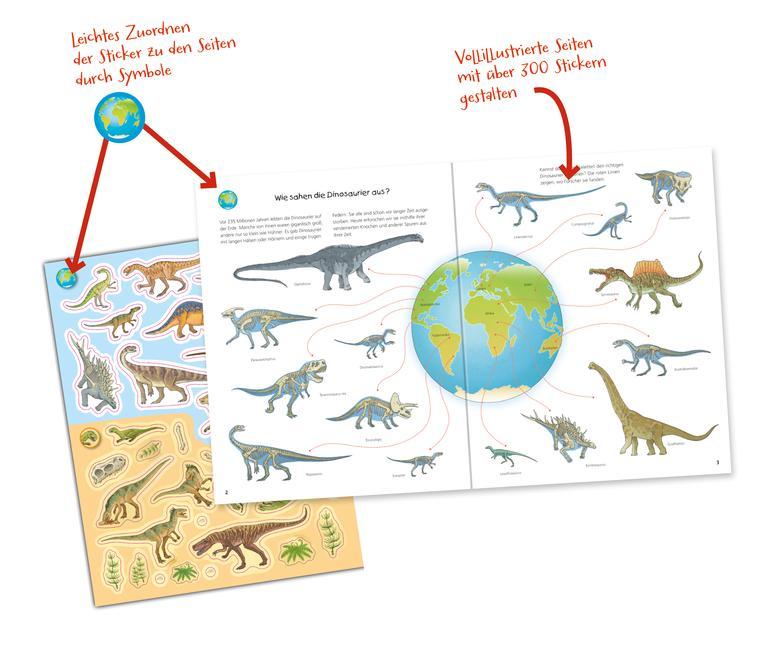 Wieso? Weshalb? Warum? Stickerheft: Dinosaurier