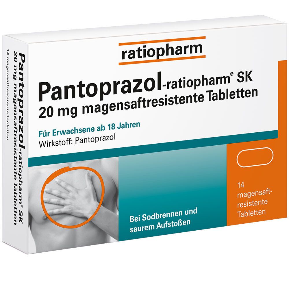 Pantoprazol ratiopharm® - bei Sodbrennen