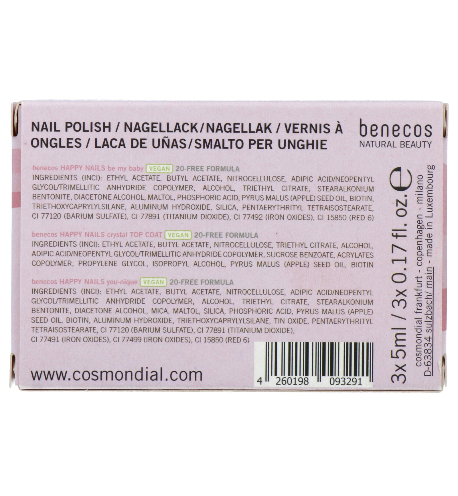 Benecos Nagellak Nude Obsession Gift Set (1 stuk)