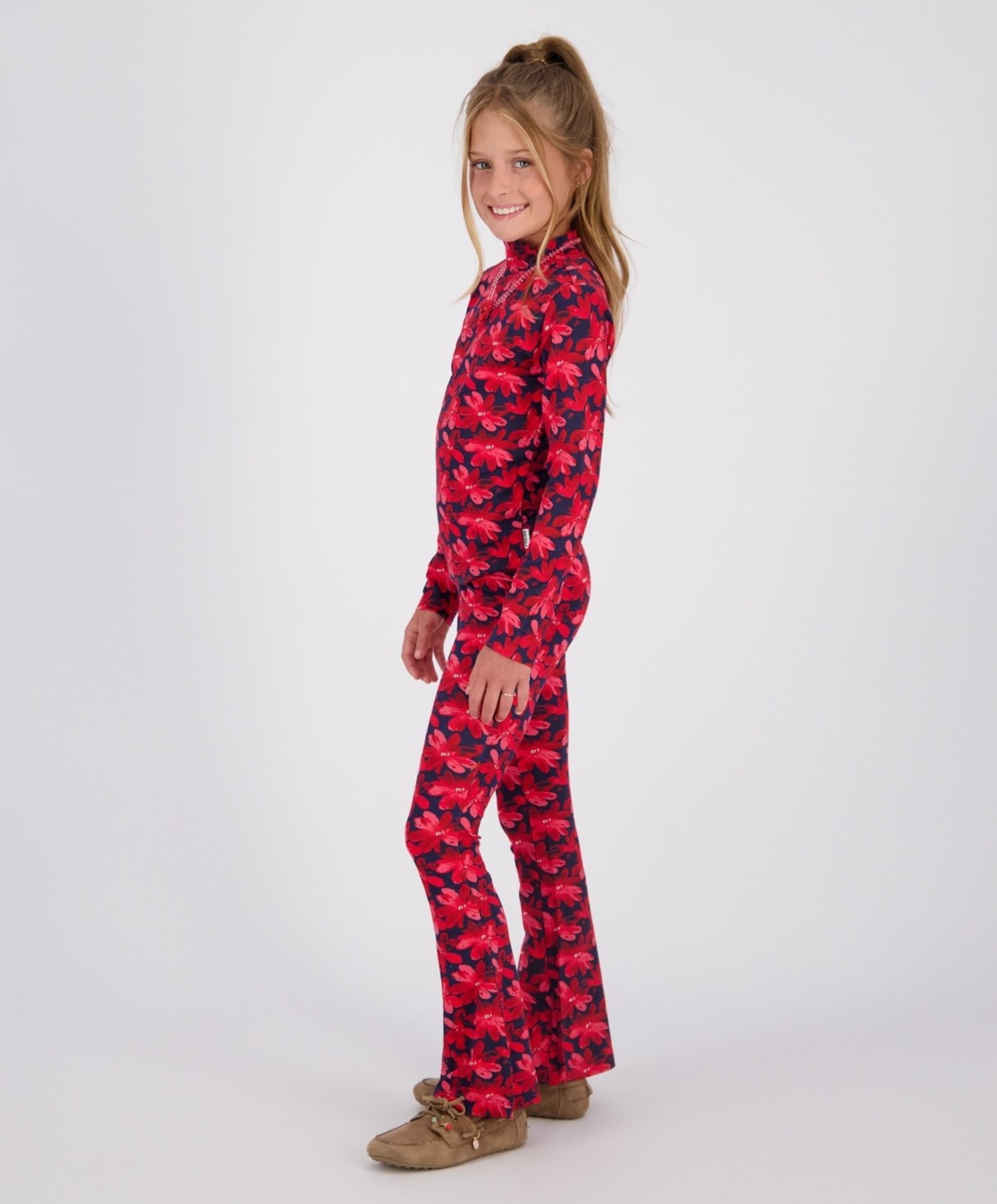Vingino Sieneke meisjes broek rood