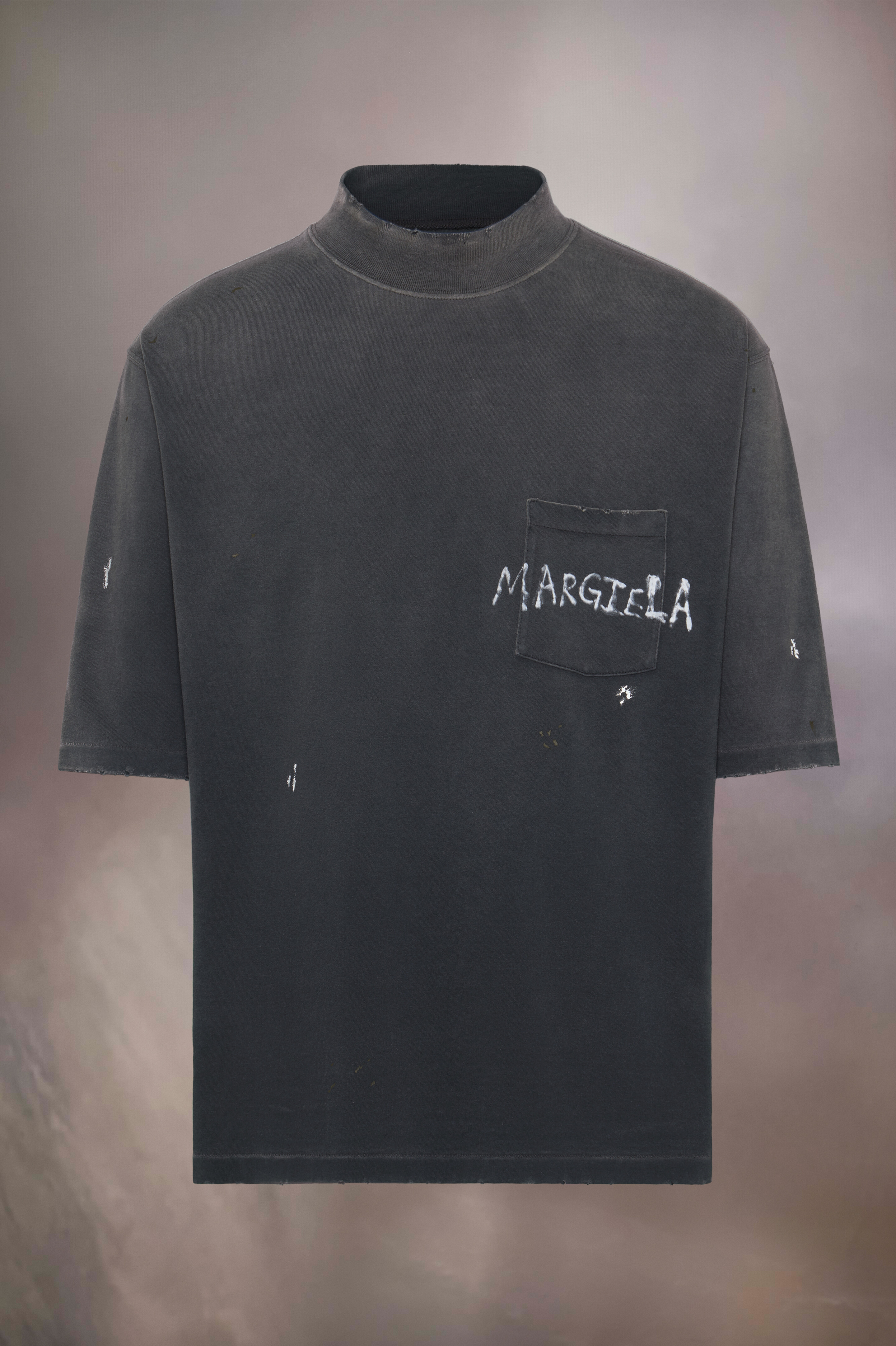 T-shirt à logo graffiti Noir